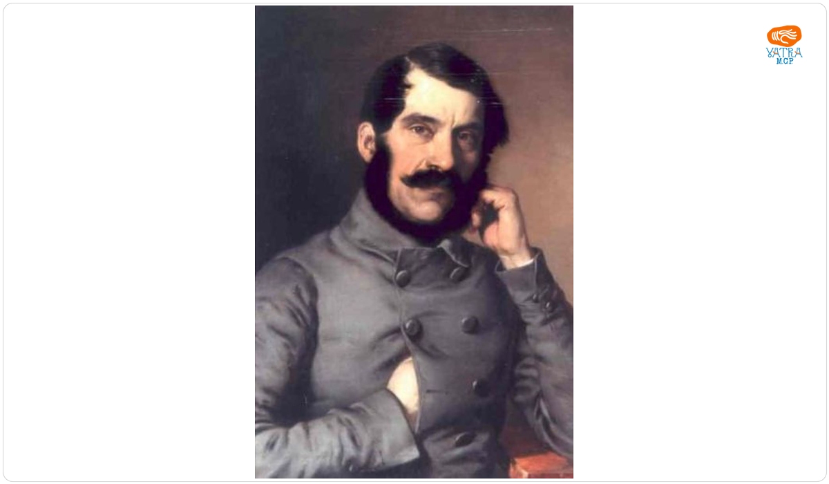 Miklós Barabás — Portret de bărbat