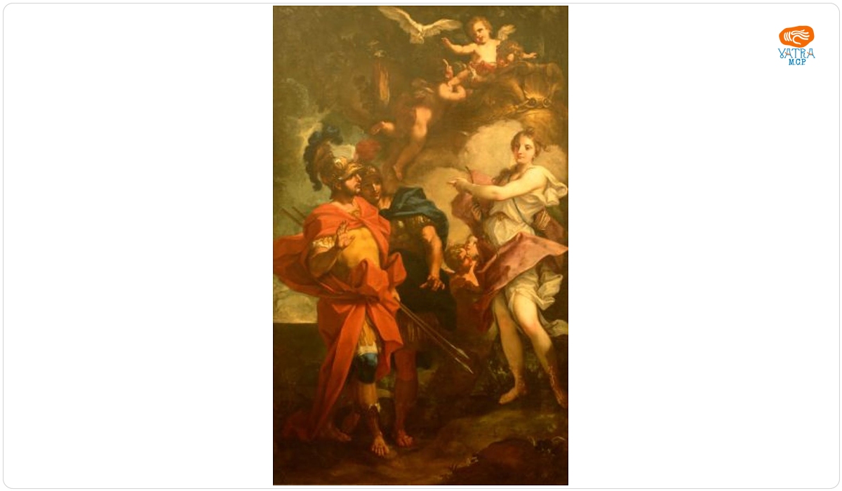 Eneas și Acates întâlnind pe Venus în costum de vânătoare