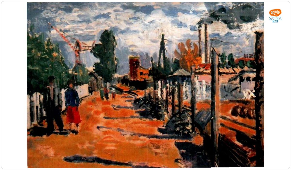 Ion Țuculescu — Intrarea în uzină