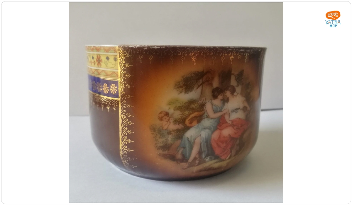 Ceașcă de cafea cu farfurie (set)