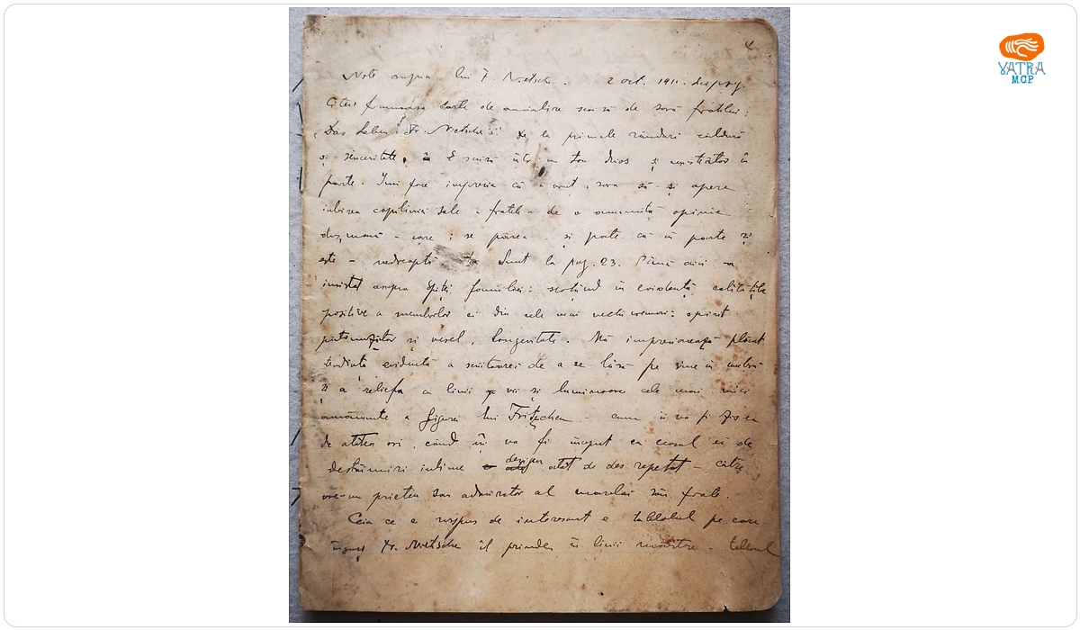Note asupra lui F. Nietzsche