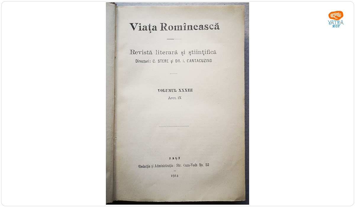 VIAȚA ROMÎNEASCĂ, Anul IX, vol. XXXIII, nr. 4, 5, 6