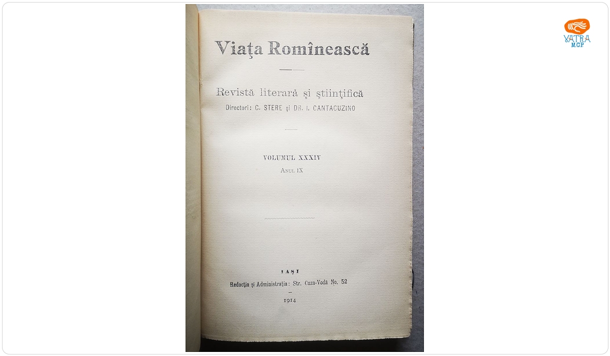 VIAȚA ROMÎNEASCĂ, Anul IX, vol. XXXIV, nr. 7, 8, 9