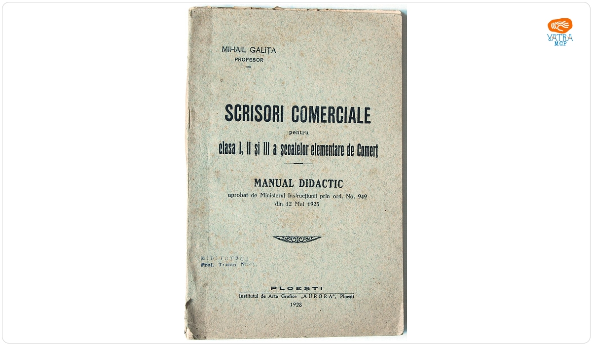 Scrisori comerciale pentru Clasa I, II și III a Școalelor Elementare de Comerț