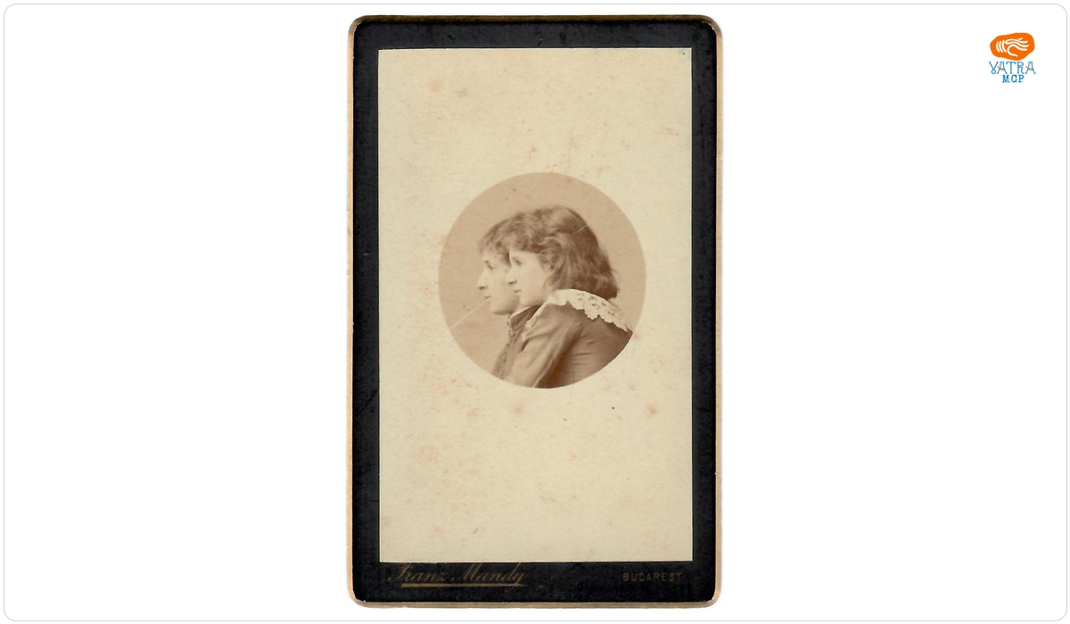 Franz Mándy — Fotografie care le reprezintă pe Sabina și Pia Brătianu