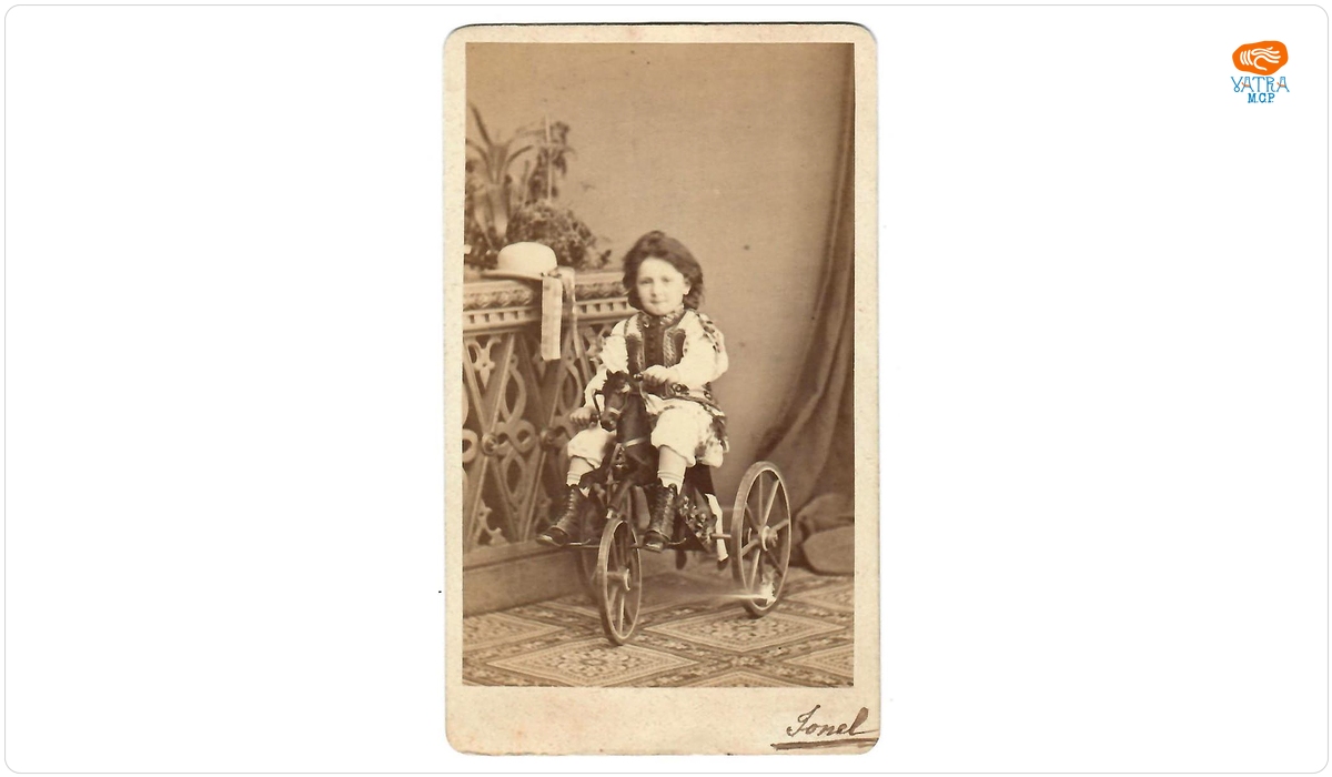 Fotografie care îl reprezintă pe Ion I.C. Brătianu, copil