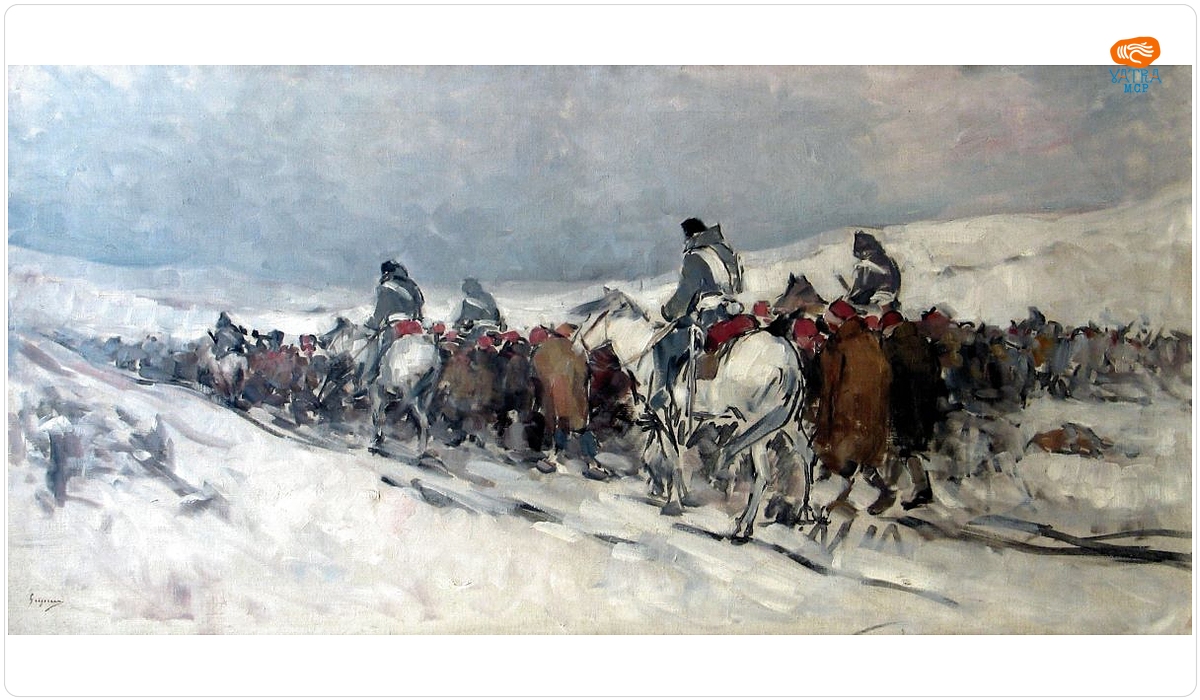 Nicolae Grigorescu — Convoi de prizonieri turci