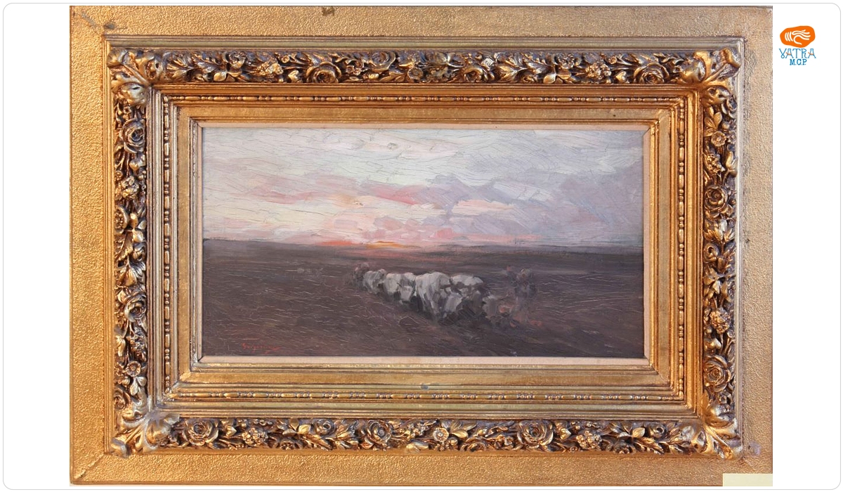 Nicolae Grigorescu — Boi în amurg