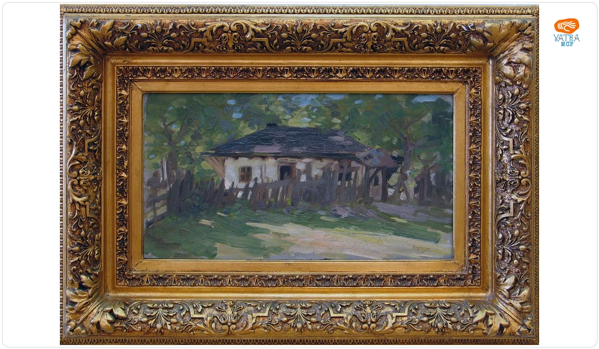 Nicolae Grigorescu — Casă la marginea satului