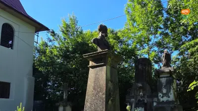 Monumentul funerar al lui C. D. Aricescu de la Biserica Flămânda