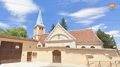 Biserica fortificată din Apața – biserica reconstruită după incendiul din 1794
